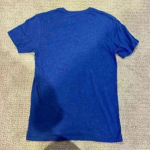 Kansas Jayhawks t shirt brand E5 size Small color Blue - Picture 4 of 4